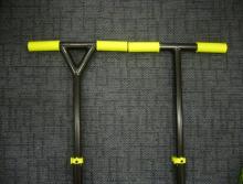 Photograph of "Y" and "T" shaped handlebars