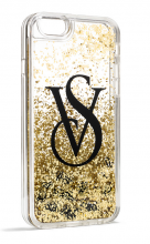 Victoria's Secret phone case - gold glitter