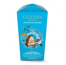 Photograph of Chocolate Domes - Milk Chocolate - Coconut Crunch 124g - Front