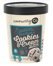 Photograph of Community Co Cookies & Cream Ice Cream 1L