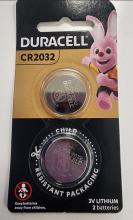 Photograph of Duracell CR2032 3V lithium button batteries barcode 041333002217