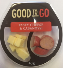 Photograph of Good To Go Tasty Cheese & Cabanossi 40g