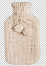Photograph of KOO Knitted 2L Hot Water Bottle - Cream