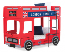 Photograph of London Bus Bunk Bed