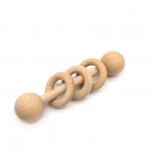 Photograph of Organic Wooden Baby Rattle