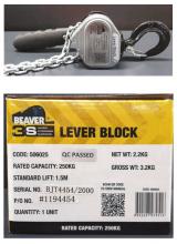 Photograph of Lever Block 250kg