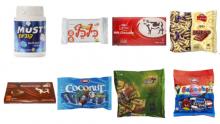Photograph of some of the Elite Confectionary Products