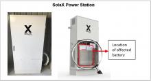 Photograph of SolaX Power Station cabinet