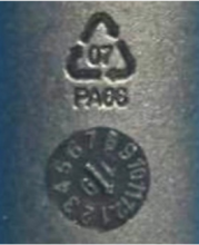 Photograph of spoon embossing