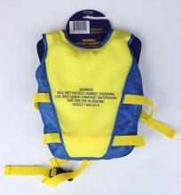 Photograph of the back of the swim vest