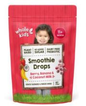 Photograph of Whole Kids Smoothie Drops Berry, Banana and Coconut Milk 20g