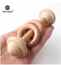 Photograph of a Wooden Baby Rattle